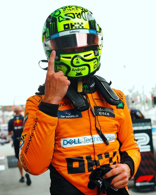 Fórmula-1: Lando Norris marca a pole para o GP da Espanha