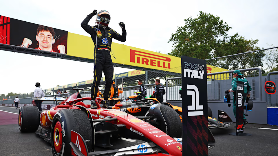 Fórmula-1: Ferrari acerta na estratégia e Charles Leclerc vence o GP da Itália