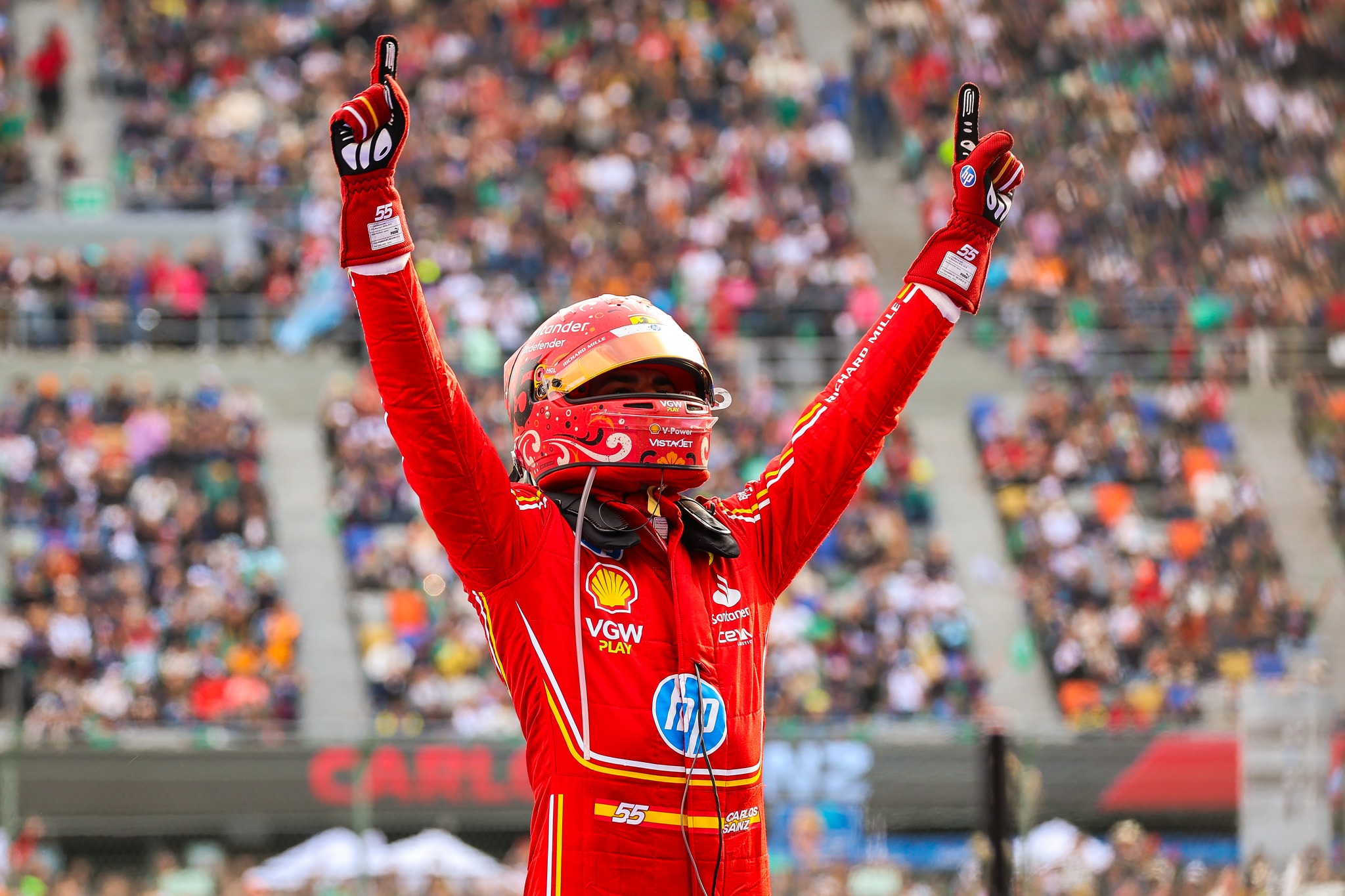 Fórmula-1: Carlos Sainz Jr. vence o GP da Cidade do México